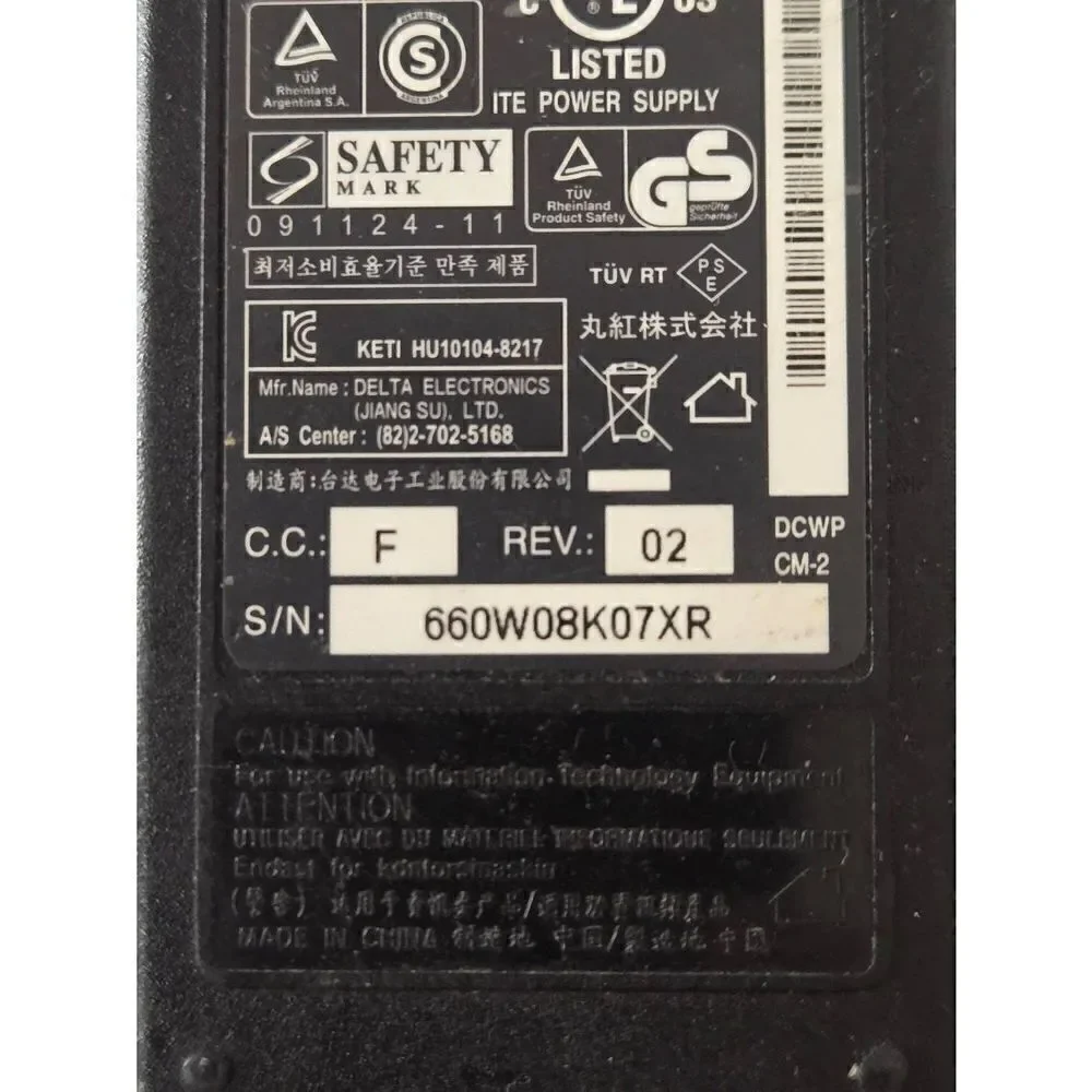 ASUS AC/DC Adapter ADP-65JH BB Electrical Cord
